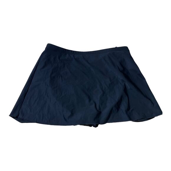 Miraclesuit NWT Skirt Swim Bottom Black Size 16 High Waist Ruffle Skirt Full Cut - Picture 4 of 15